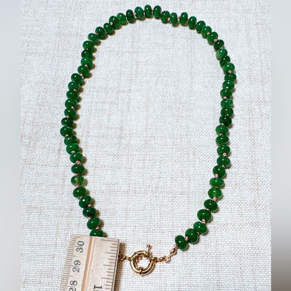 Natural stone beaded necklace N563 - Picture 5 of 5